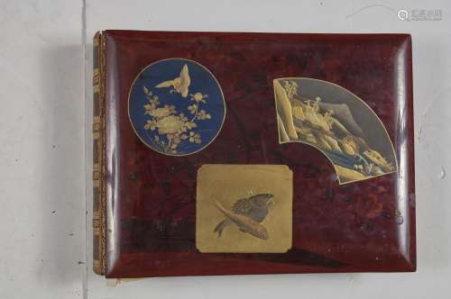 Japon, période Meiji (1868-1912) Album dont la reliure joint...