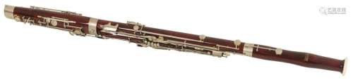 A bassoon, wood wind instrument, 20th century.