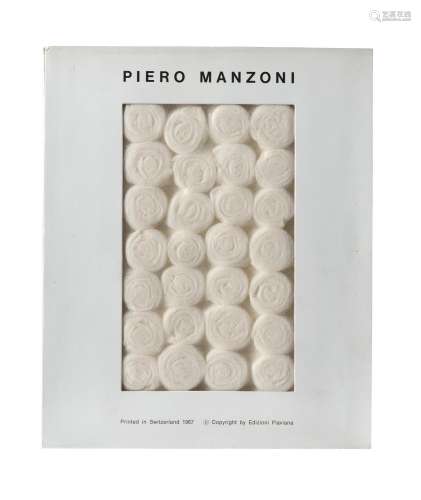 Piero Manzoni "Batuffoli di ovatta (61)" 1967 mult...