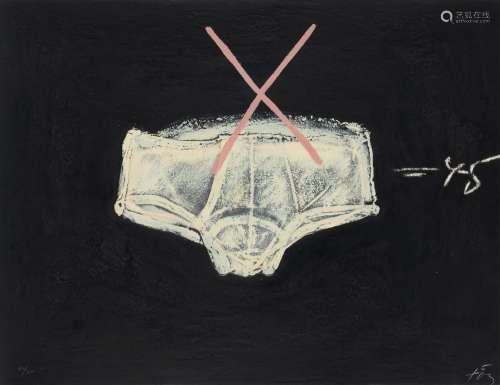Antoni Tapies "Roba Interior" 1972 etching and car...