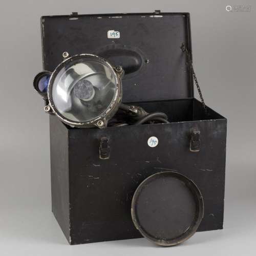A Morse Code Aldis signal lamp, light canon, Japan(?), mid. ...