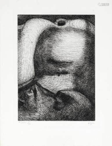 Henry Moore "Elephant skull - Plate XXVII" 1970 en...