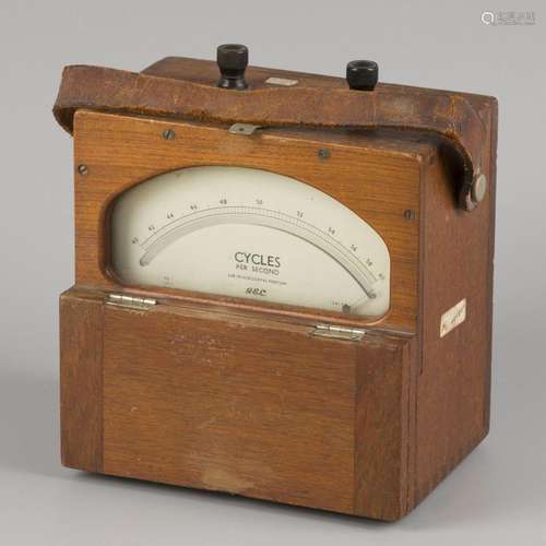 A General Electric frequency measuring device, United Kingdo...