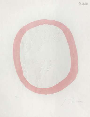 Lucio Fontana "Nudo rosa" 1967 engravingand aquati...