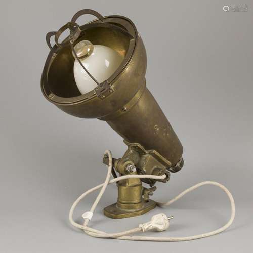 A naval lamp, China, 2nd half 20th century.