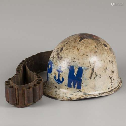 A helmet of the naval infantry marine, 2nd half 20th century...