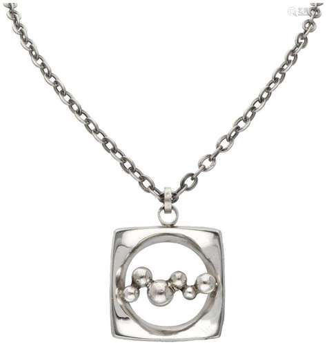 Erik Granit sterling silver necklace with pendant.