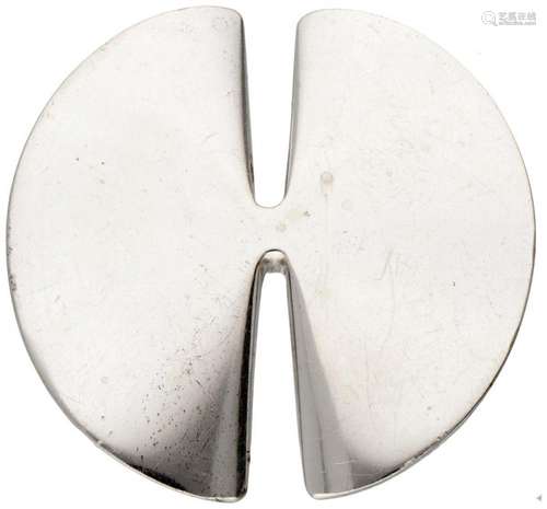 Sterling silver brooch no.337B by Nanna Ditzel for Georg Jen...