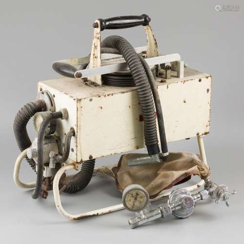 A Siebe Gorman & Company Ltd, breathing apparatus/ iron ...