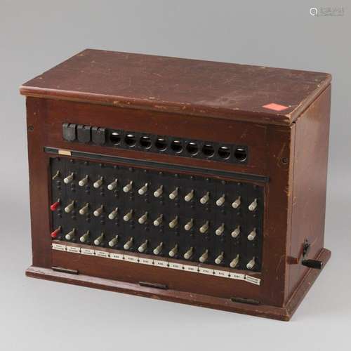 A switchboard in wooden case C.B. 935, 1st half 20th century...