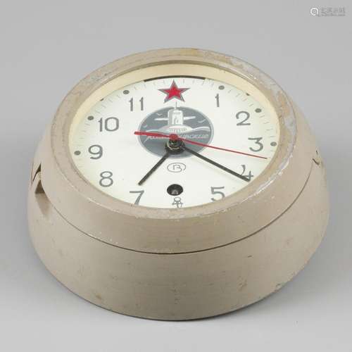 A Vostok (BOCTOK) naval submarine wall clock, Russia / forme...