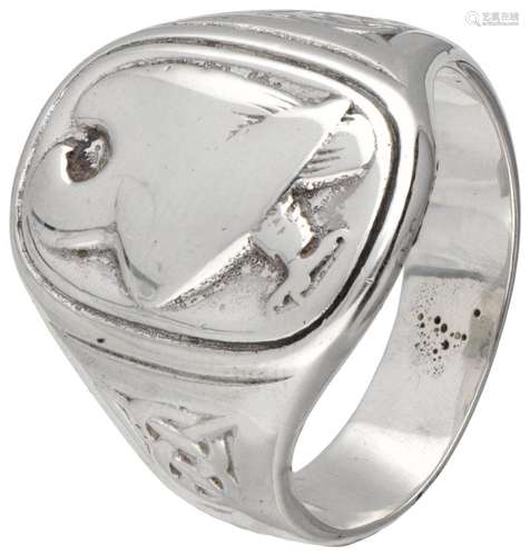 Sterling silver ring by Danish designer Georg Jensen for Fra...