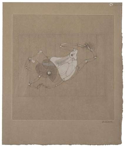 Hans Bellmer "Marionette" etching and aquatint pla...