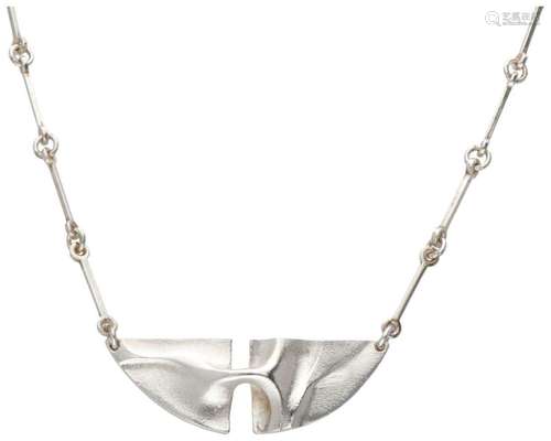 Sterling silver 'Viracocha' necklace by Björn Weck...