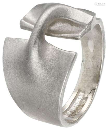 Sterling silver 'Styks' ring by Björn Weckström fo...