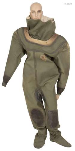 A deep sea diving suit, first half 20th. C.