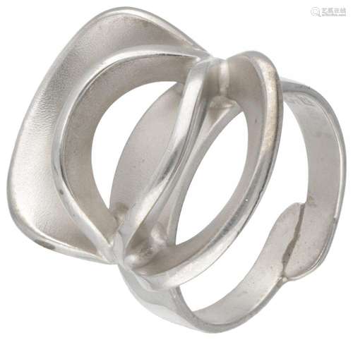 Sterling silver ring by Swedish designer Theresia Hvorslev f...