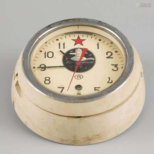 A Vostok (BOCTOK) Naval submarine wall clock, Russia / forme...