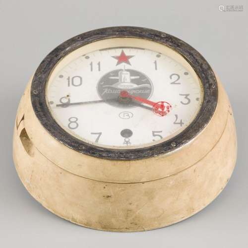 A Vostok (BOCTOK) Naval submarine wall clock, Russia / forme...