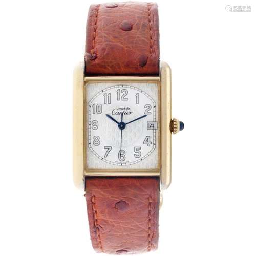 Cartier Tank 2413 - Men's watch - approx. 2000.