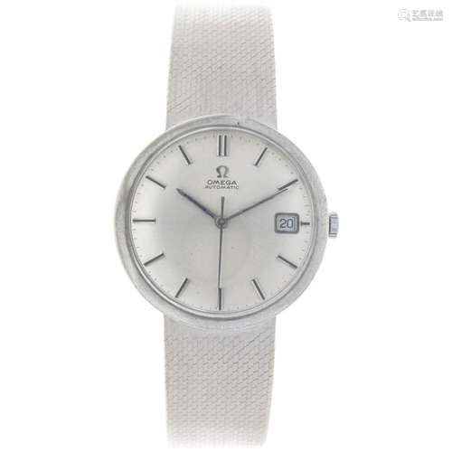 Omega white gold - Men's watch - ca. 1960.