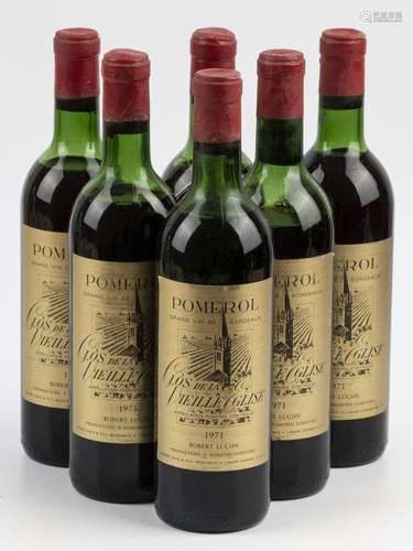 (6) Clos de la Vielle Eglise - Robert Lucon - Pomerol - 1971...