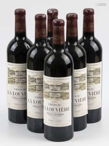 (6) Château La Louvière- Pessac-Léognan - 2000.