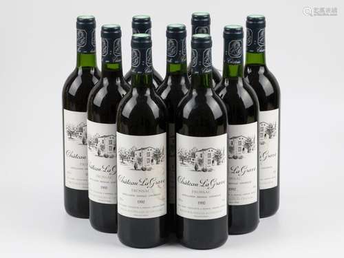 (9) Château La Grave - Fronsac - 1992.