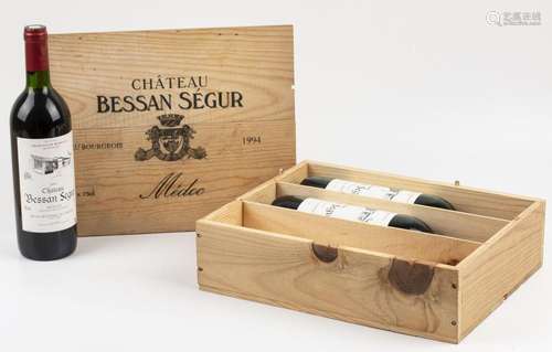 (3) Château Bessan Segur - Medoc - 1994.