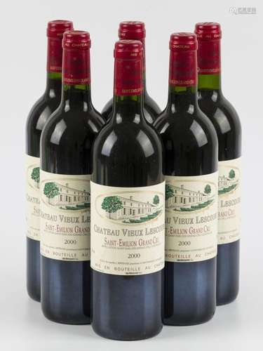 (6) Chateau Vieux Lescours - Saint-Émilion Grand Cru - 2000.