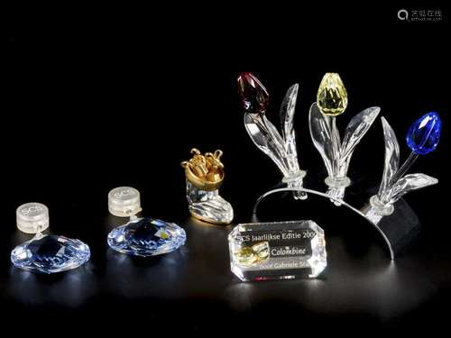 (5) part lot Swarovski miniatures.