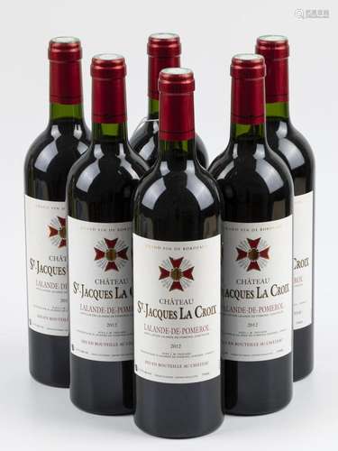 (6) Château St-Jacques la Croix - Lalande-de-Pomerol - 2012.