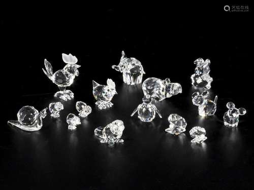 (15) Part lot Swarovski miniatures.