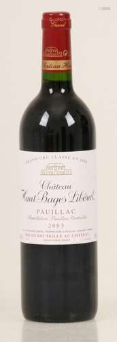 Château Haut-Bages Liberal - Pauillac - Grand Cru Classé - 2...