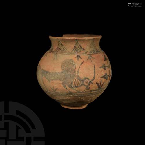 Indus Valley Mehrgarh Painted Vessel