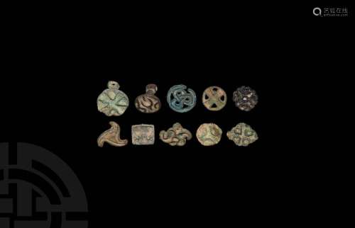 Central Asian Compartmented Stamp Seal Group