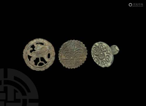 Large Central Asian Compartmented Stamp Seal Collection