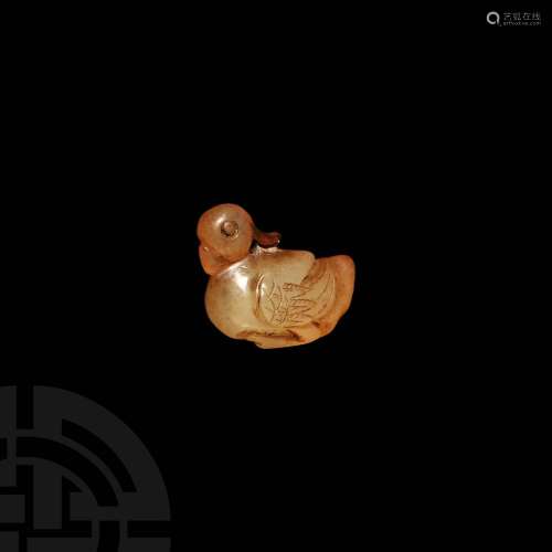 Indian Mughal Duck Amulet