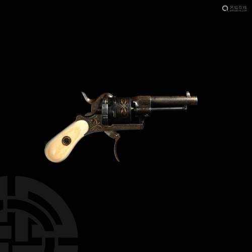 Belgian Lady's Inlaid Revolver