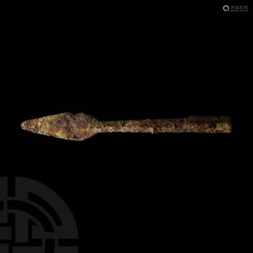 Iron Age Celtic Socketted Light Javelin Head