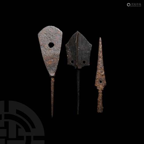 Medieval Incendiary Arrowhead Collection