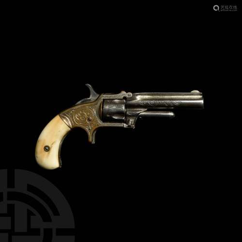 United States Cased Marlin Rimfire Revolver