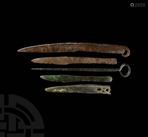 Iron Age and Roman Knife Blade Collection