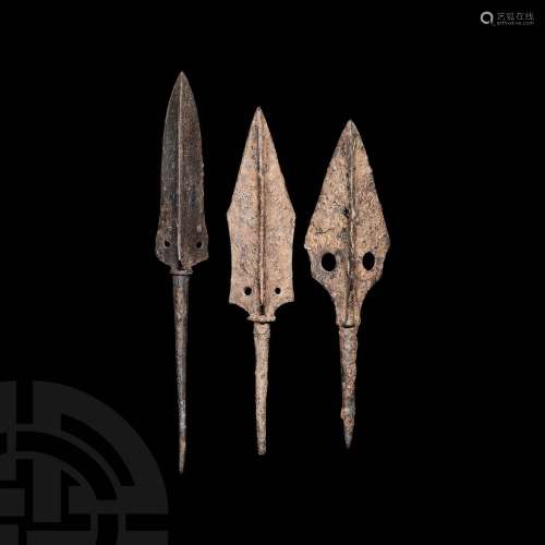 Medieval Incendiary Arrowhead Collection