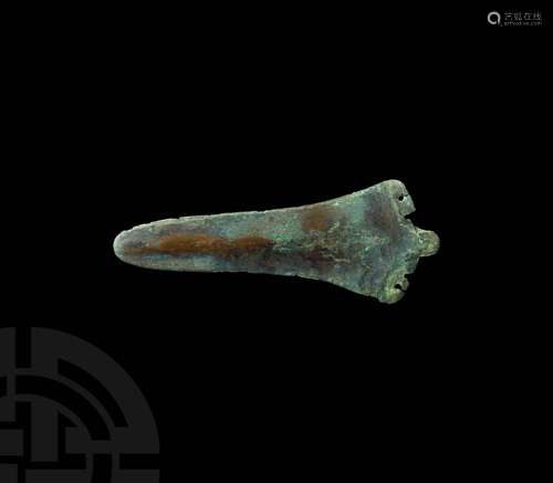 Bronze Age Rivetted Dagger Blade