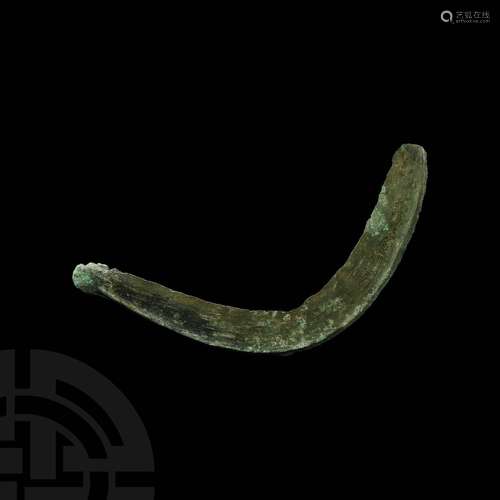 Bronze Age Single-Edged Scythe