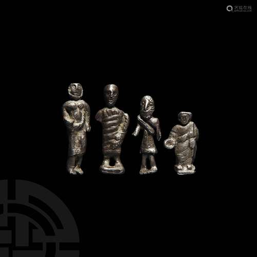 Danubian Silver Votive Statuette Collection