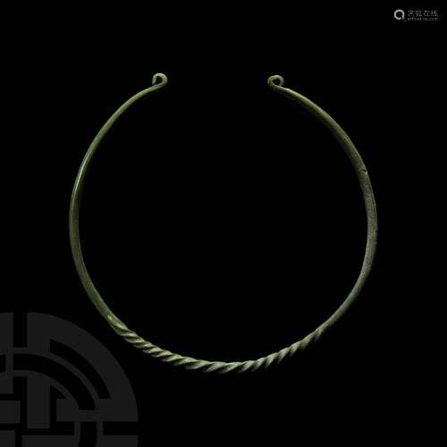 Iron Age Celtic Twisted Torc