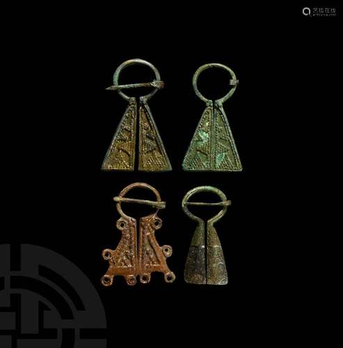 Viking Mordvinian Omega Brooch Collection