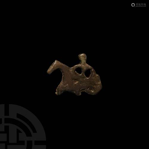 Viking Horse and Rider Warrior Pendant